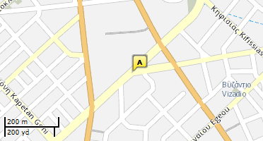 Location of business on map