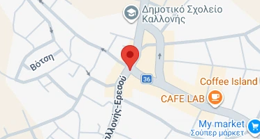 Location of business on map