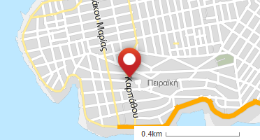 Location of business on map