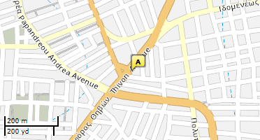 Location of business on map