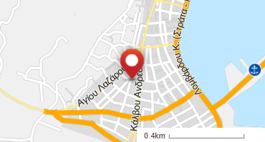Location of business on map