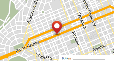 Location of business on map