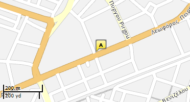 Location of business on map