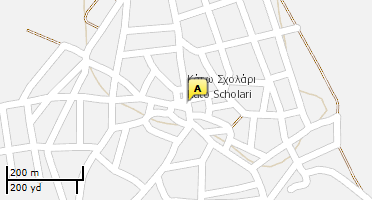 Location of business on map