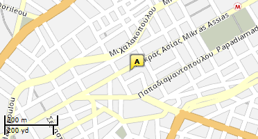 Location of business on map