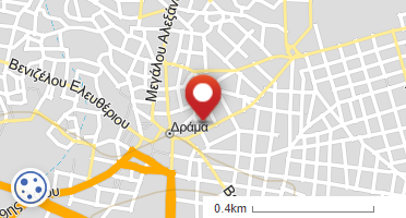 Location of business on map