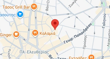Location of business on map