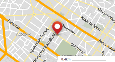 Location of business on map