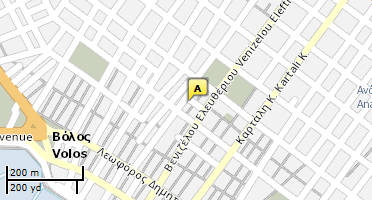 Location of business on map