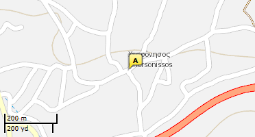 Location of business on map