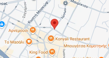 Location of business on map