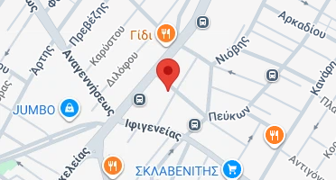 Location of business on map