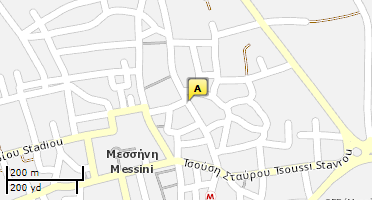 Location of business on map