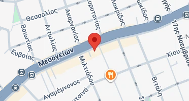 Location of business on map