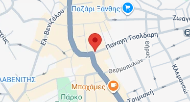 Location of business on map