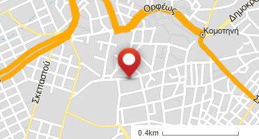 Location of business on map