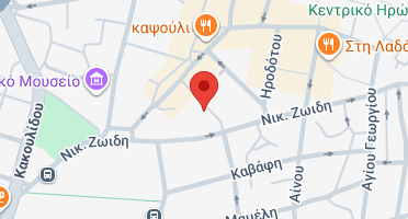 Location of business on map
