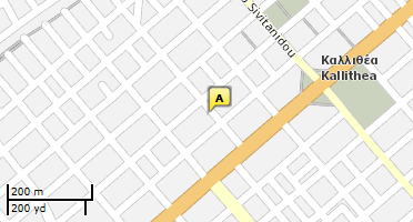 Location of business on map