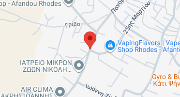 Location of business on map