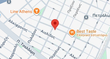 Location of business on map