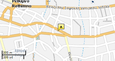 Location of business on map