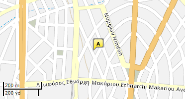 Location of business on map