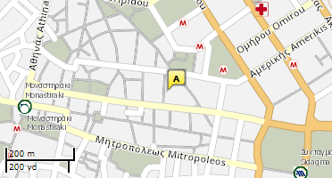 Location of business on map