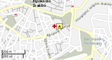 Location of business on map