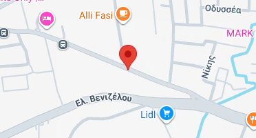 Location of business on map