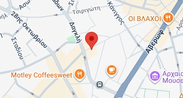 Location of business on map