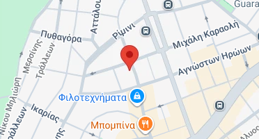 Location of business on map