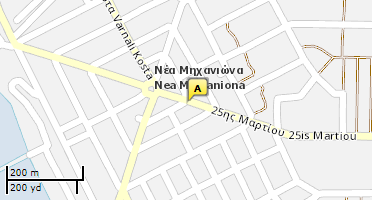 Χάρτης και σημείο της επιχείρησης