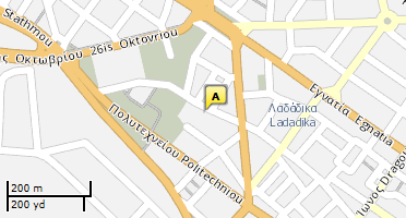 Location of business on map
