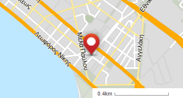 Location of business on map