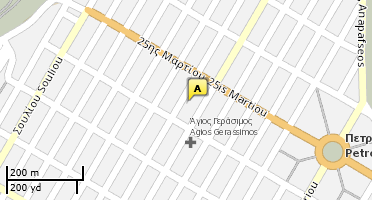 Χάρτης και σημείο της επιχείρησης