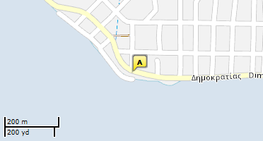 Location of business on map