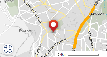 Location of business on map