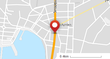 Location of business on map