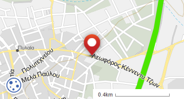 Location of business on map