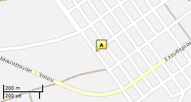 Location of business on map