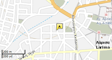 Location of business on map