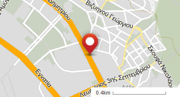 Location of business on map