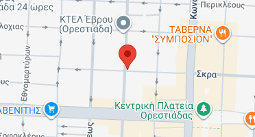 Location of business on map