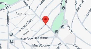 Location of business on map