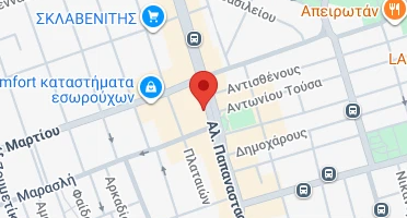 Location of business on map