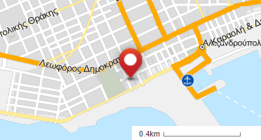Location of business on map