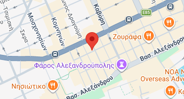 Location of business on map