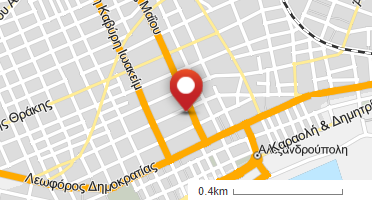 Location of business on map