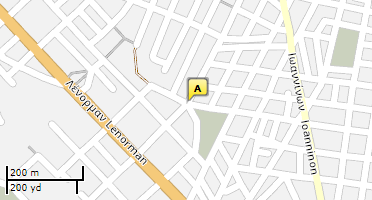 Location of business on map