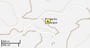 Location of business on map